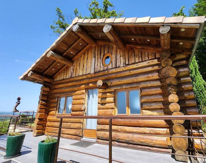 Chalet pour 5 personnes, avec jardin et jacuzzi - 1