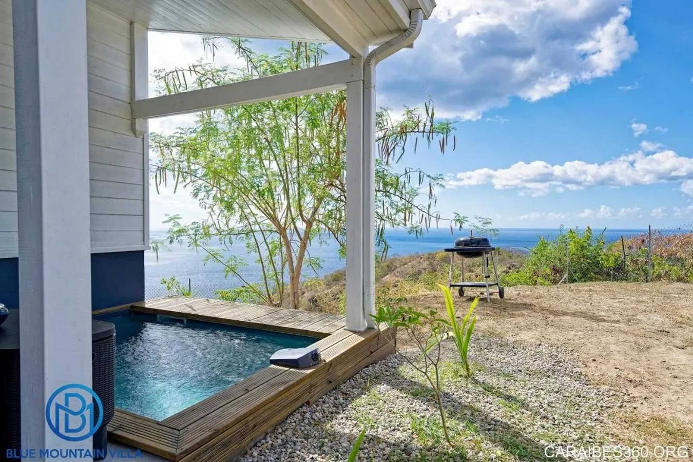 Elegante villa con vistas al mar y la montaña en Le Carbet in Le Carbet, Martinica