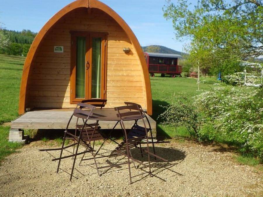 Camping Village des Monedières - Ungewöhnlich 2 personen - Cabane Le Pod ohne Sanitäranlagen in Chamberet, Tulle und Umgebung