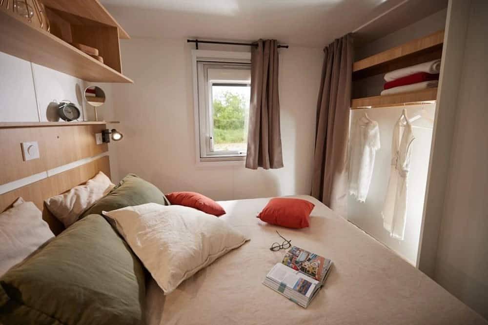Zecamping 3* animé parc aquatique mobil-home Tv Lv clim 35m2 in Saint-Maime, Regionaler Naturpark Luberon