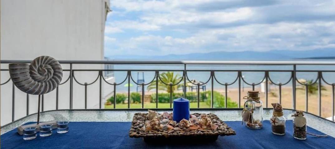 Appartement de vacances pour 4 personnes, avec Balcon et Terrasse ainsi que Jardin et Vue
