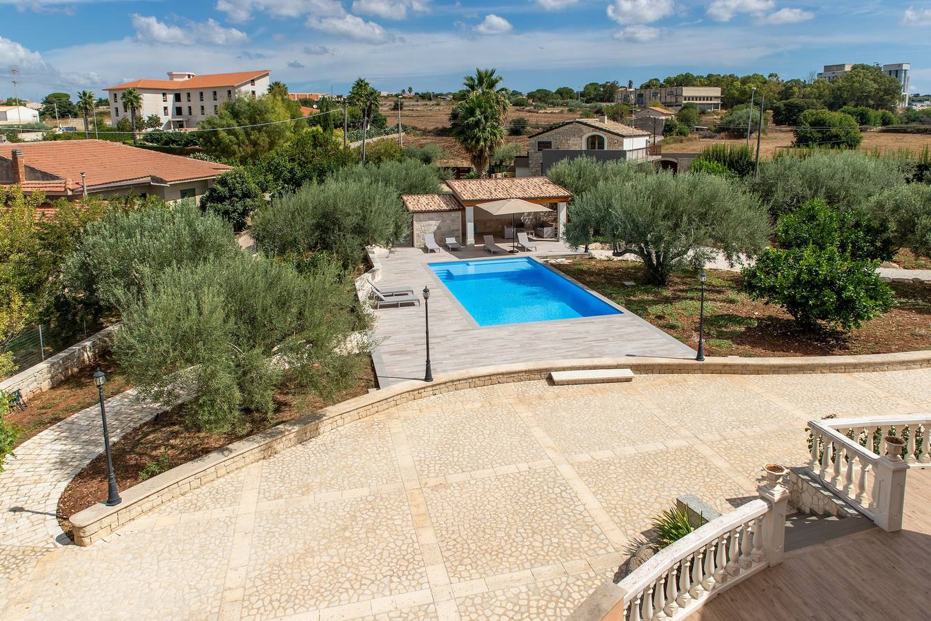 Villa Bartolomeo con piscina, giardino e Wi-Fi in Modica, Provincia di Ragusa