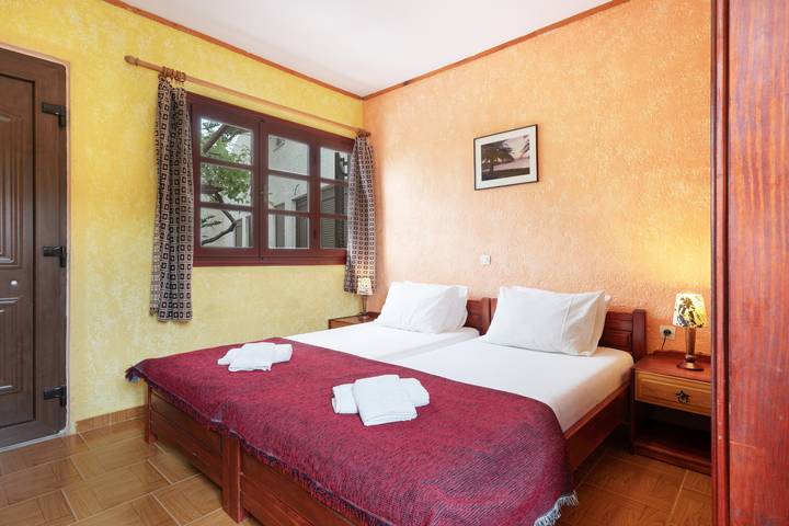 Location de vacances pour 4 personnes, avec balcon en Crète