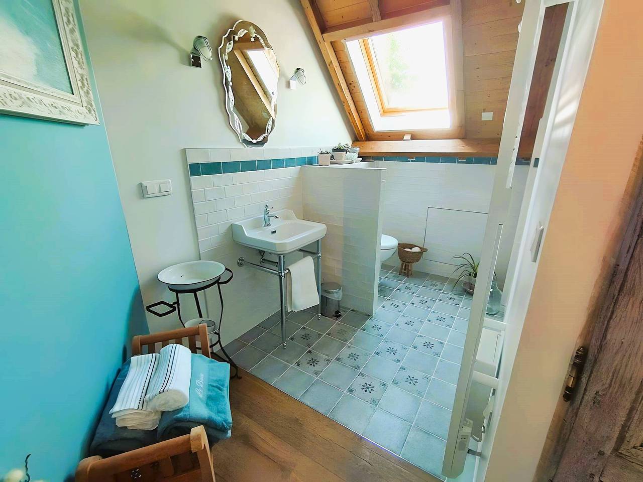Gastenkamer “Ô Coeur De La Grange” met privéterras, wifi en airconditioning, foto 12