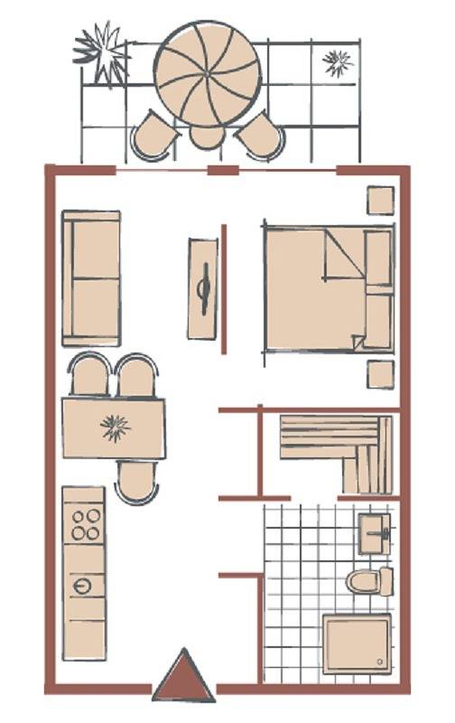 Ferienwohnung für 4 Personen, mit Balkon und Sauna in Großenbrode - 2