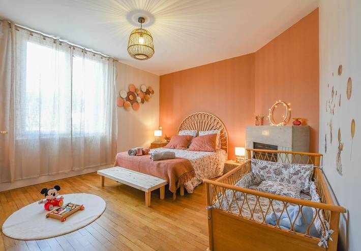 Gîte pour 6 personnes, avec Balcon à Fralignes