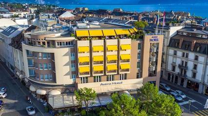 Hôtel pour 3 personnes, avec jacuzzi ainsi que terrasse et sauna à Vevey