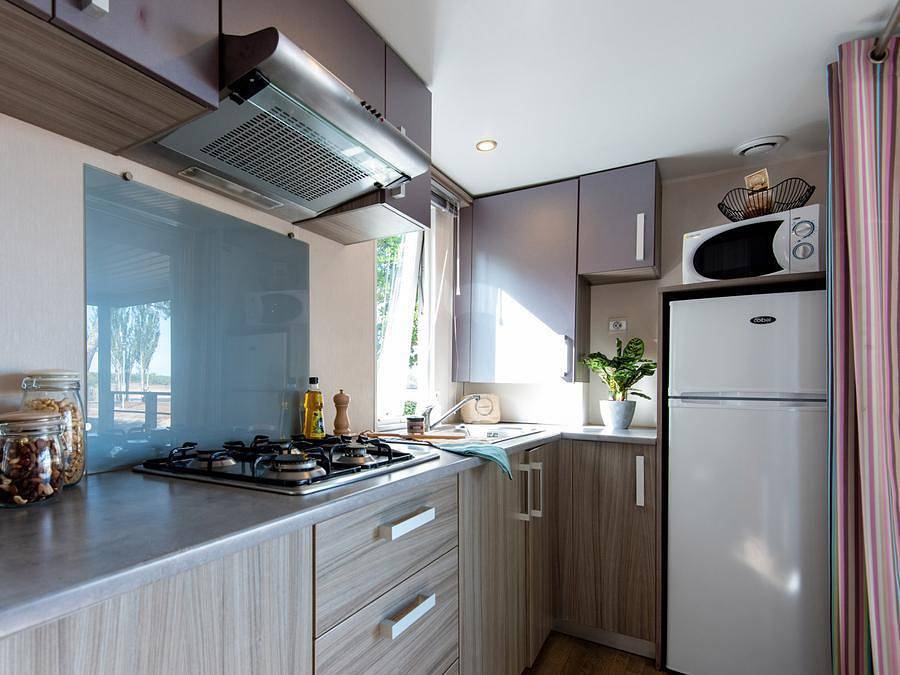 Camping Club Médoc Plage 4* - Ms Vacances - Mobilheim 4 personen - 4p - Cottage Soléo Classic klimatisiert in Vendays-Montalivet, Lesparre-Médoc und Umgebung