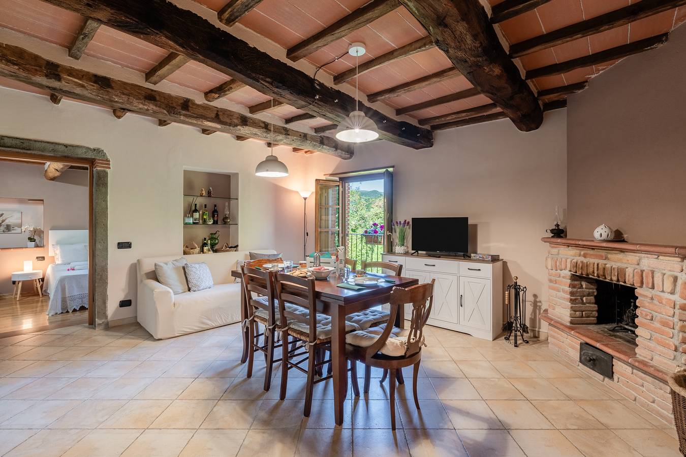 Ganze Wohnung, Apartment 'La Casina Di Francesca' mit Wlan und Parkplatz in Bagni di Lucca, Lucca Provinz