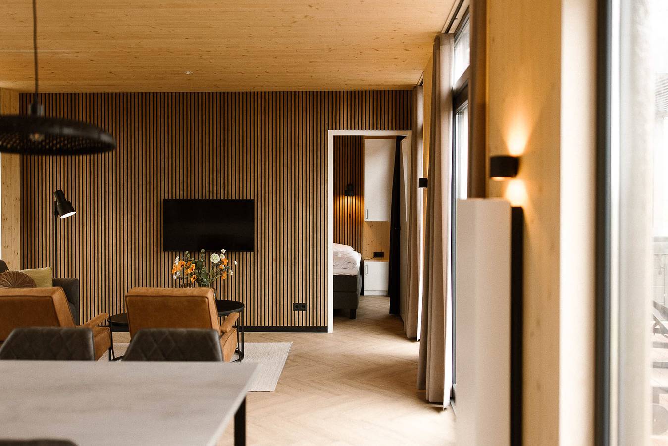 Zicht op Twente — Familiy lodge (6-personen) in Markelo, Twente