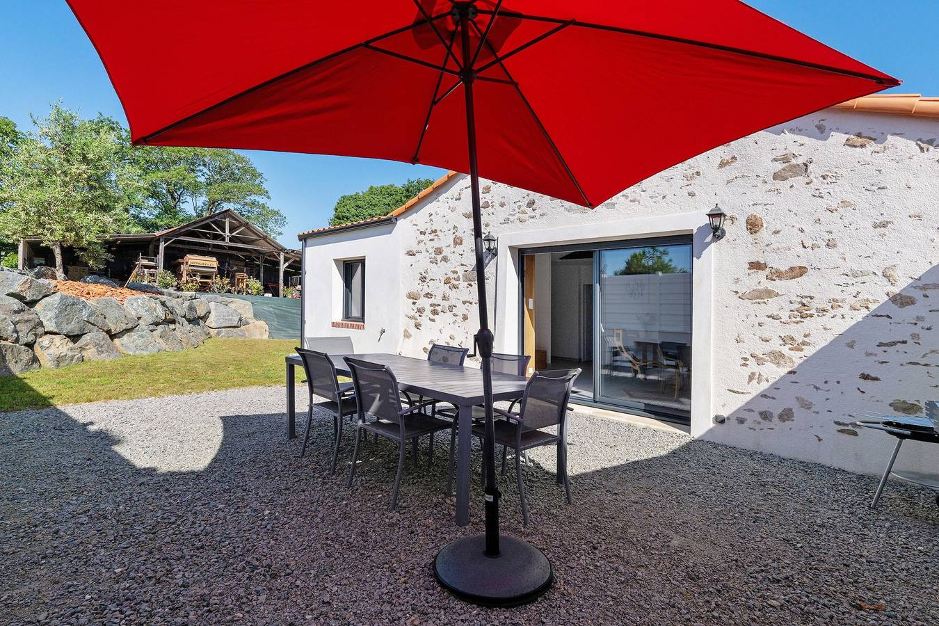 Ferienhaus 'Gîte L'atelier - 4 Personen' mit privater Terrasse, Wlan und Klimaanlage in Frossay, Loire-Tal