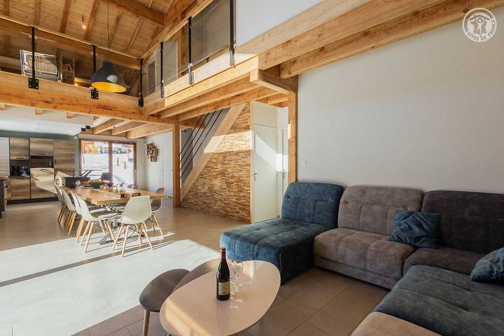 Chalet pour 12 personnes, avec balcon à Hauteluce - 3