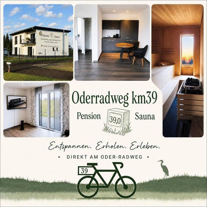Ferienwohnung, mit Terrasse und Garten sowie Sauna