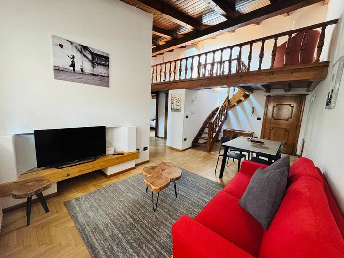 Appartamento per 4 persone, con Balcone e Vista lago nonché Panorama a Domegge di Cadore