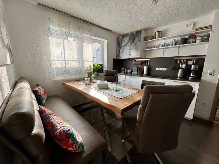 Ferienwohnung für 4 Personen, mit Garten und Ausblick