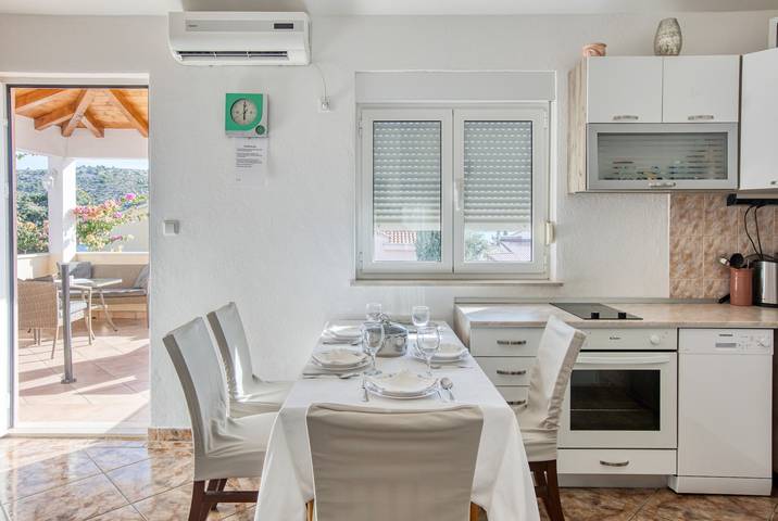 Ferienwohnung für 4 Personen, mit Balkon/Terrasse in Rogoznica