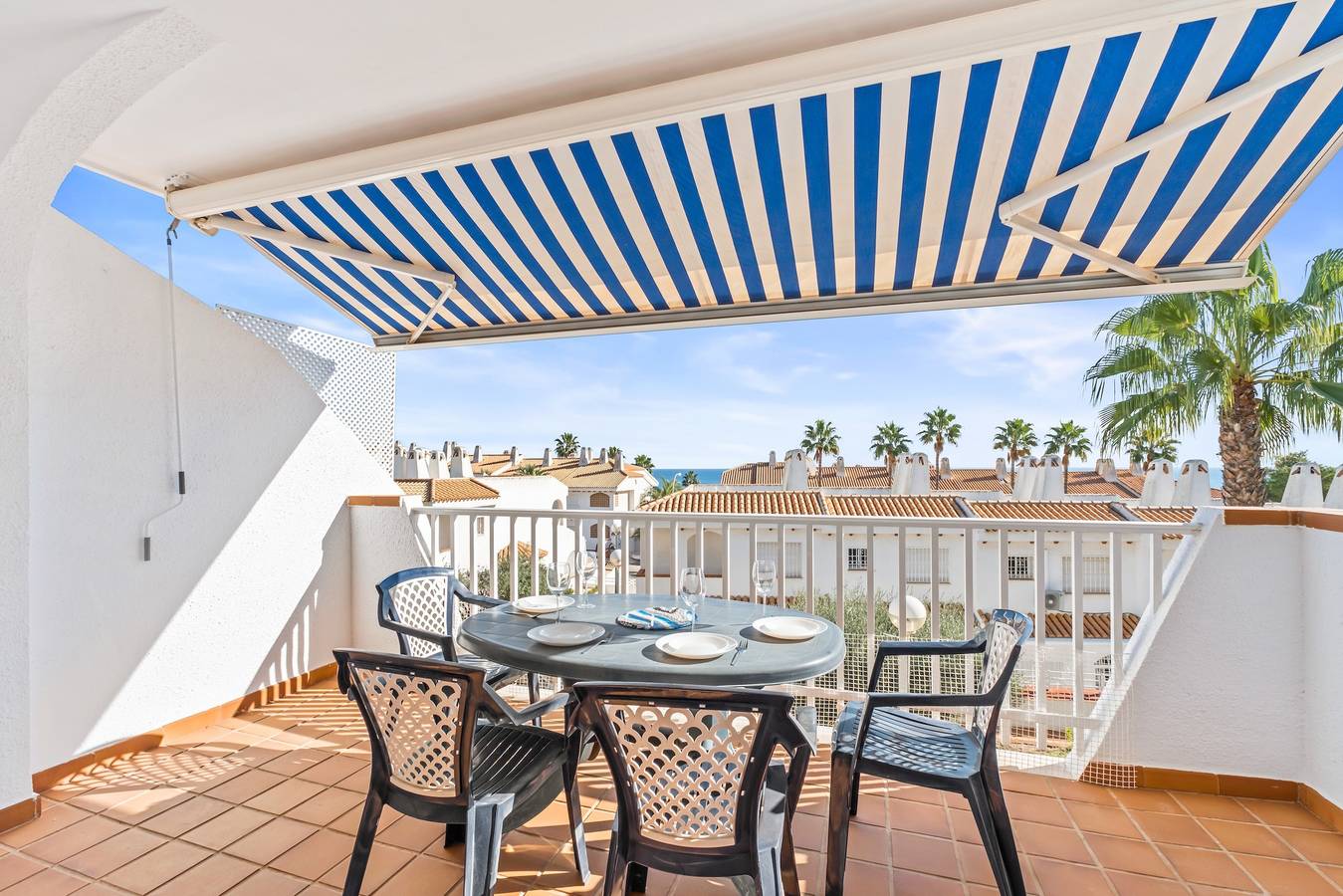 Holiday Apartment "Acag 135" with Sea View, Pool, and Balcony in Dehesa de Campoamor, Orihuela