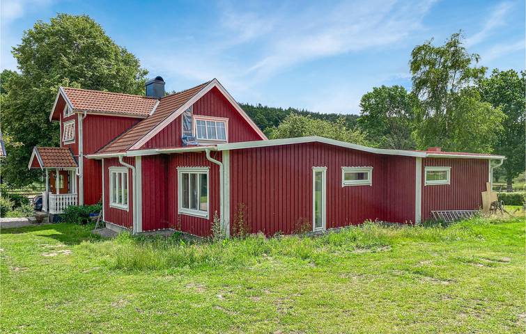 Ferienhaus für 8 Personen, mit Terrasse und Seeblick sowie Garten und Sauna, kinderfreundlich in Halland - 3