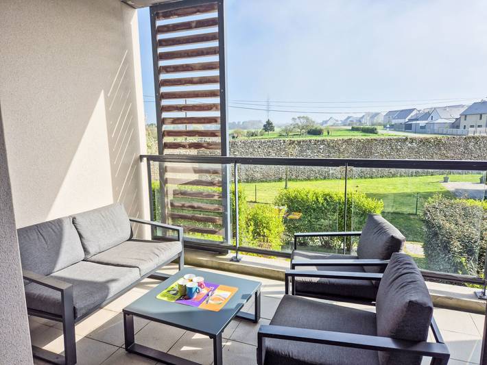 Appartement de vacances pour 4 personnes, avec Balcon et Jardin