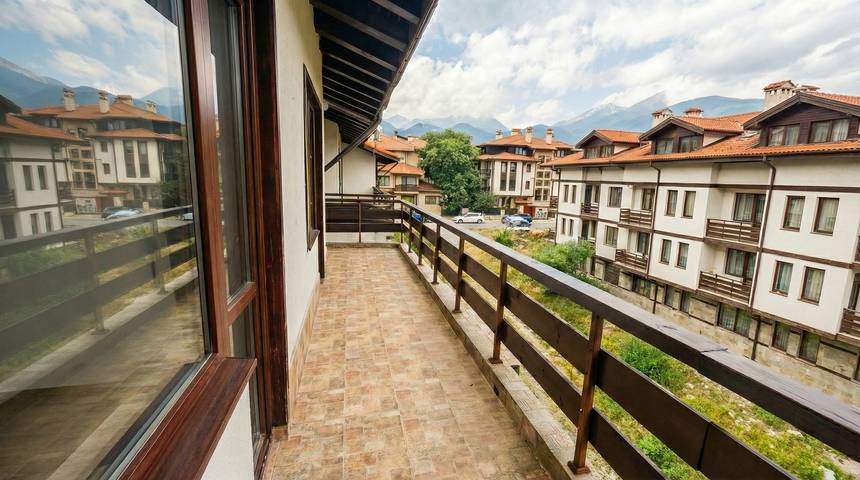 Gîte pour 4 personnes, avec balcon/terrasse dans Bansko