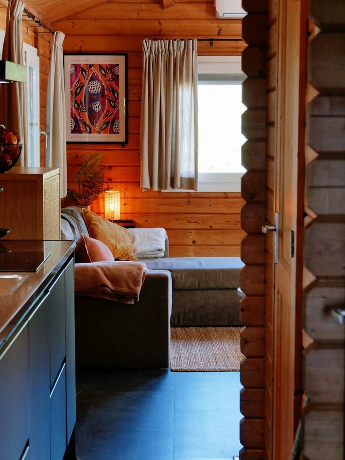 Chalet mit skandinavischem Flair für 4 Personen in der Natur von Groningen in Haren, Groningen und Umgebung