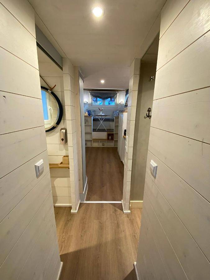 Tiny House Ems im Pier9 Tiny House Hotel in Hamm, Ruhrgebiet