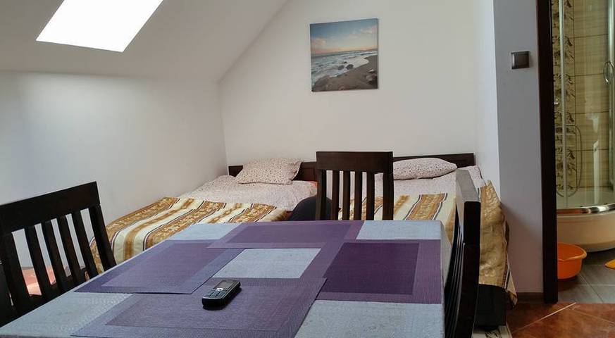 Ganze Ferienwohnung, Ferienwohnung für 2 Personen mit Balkon in Granica Łazy, Jezioro Jamno