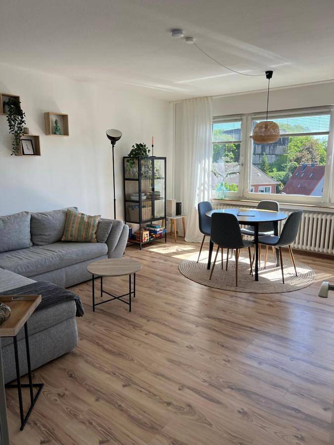 Ferienwohnung für 6 Personen, mit Balkon und Terrasse sowie Ausblick