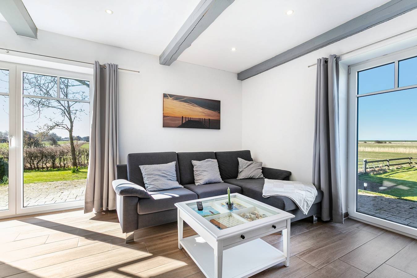 Ganze Wohnung, Ferienwohnung '3_fewo Steuerbord' mit Gemeinschaftsgarten und Wi-Fi in Pellworm, Nordfriesland