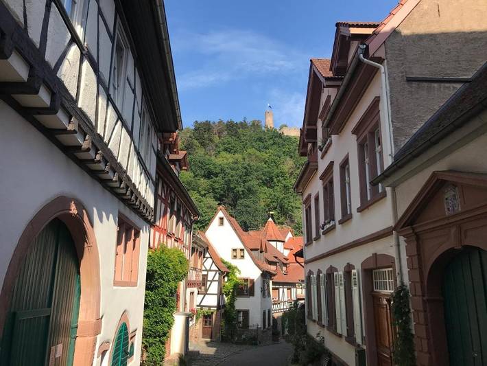 Ferienwohnung für 2 Personen, mit Ausblick in Weinheim