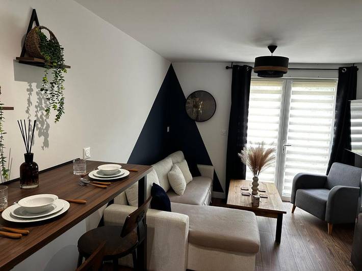 Appartement de vacances pour 5 personnes, avec terrasse à Lens