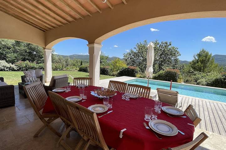 Location de vacances pour 8 personnes, avec Terrasse et Jardin à Garéoult