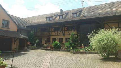Gîte pour 2 personnes, avec terrasse et vue à Bennwihr