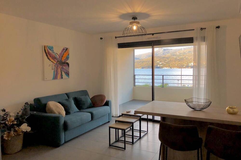 Geheel appartement, Staand appartement gezien op zee in Propriano, Sartène en omgeving