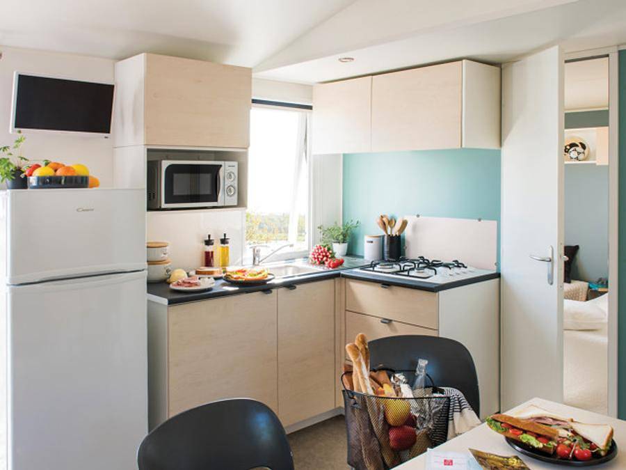 Camping Domaine de l'Epinette - Mobilheim 6 personen - Cottage Family in Châtillon (Jura), Jura