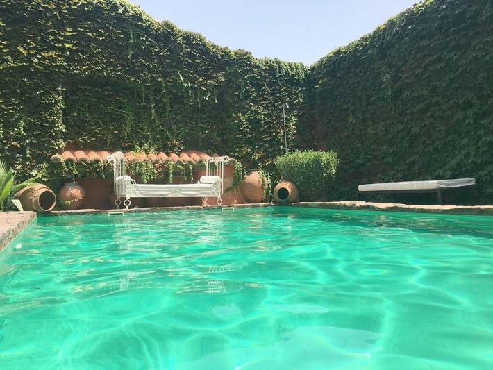 Location de vacances pour 3 personnes, avec piscine ainsi que jardin et balcon à Cáceres - 4