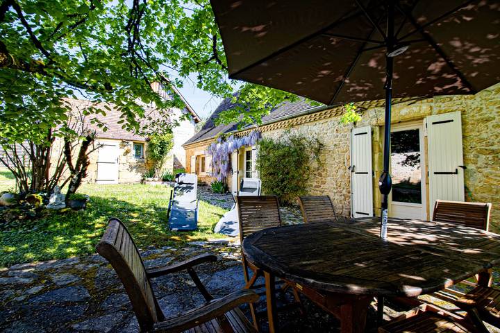 Maison de vacances 'Les Gabernous' avec terrasse et jardin privés in Tursac, Périgord Noir