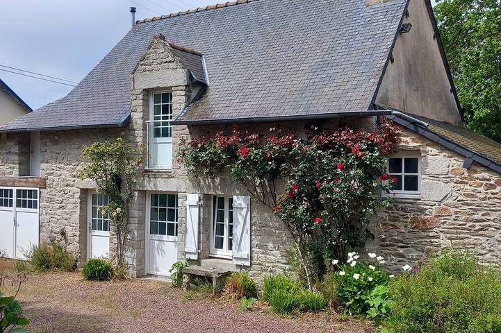 Maison de vacances pour 2 personnes, avec jardin à Matignon