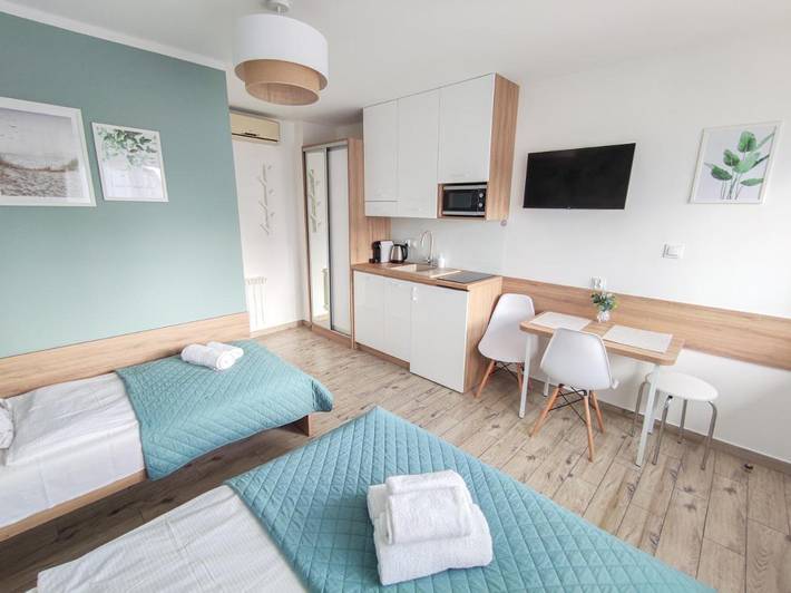 Ferienhaus für 3 Personen, mit Terrasse und Garten in Halbinsel Hel