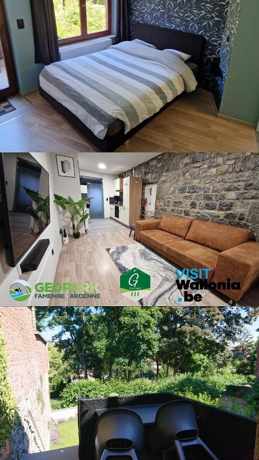 Appartement de vacances pour 2 personnes, avec vue ainsi que balcon et jardin
