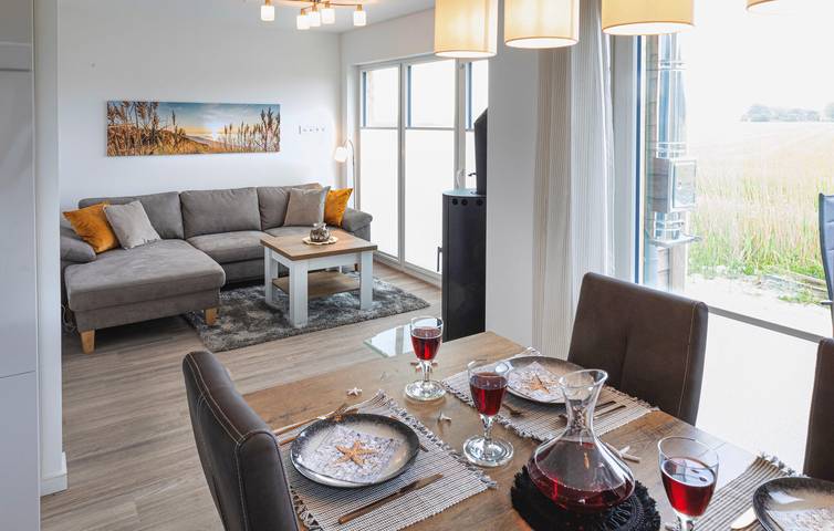 Ferienhaus für 6 Personen, mit Garten und Seeblick, mit Haustier in Wesermarsch