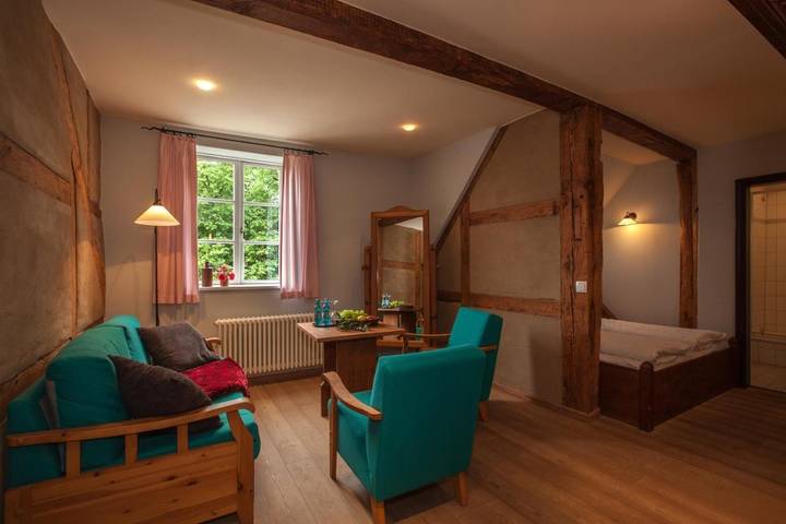 Hotel für 2 Personen, mit Ausblick und Garten in Burg Stargard - 4