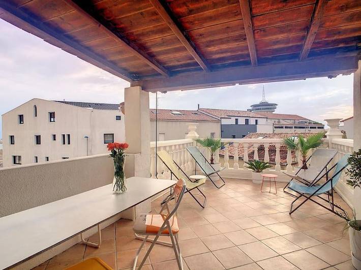 Location de vacances pour 6 personnes, avec Balcon ainsi que Terrasse et Vue dans Plage Sarrail Rive Gauche - 4