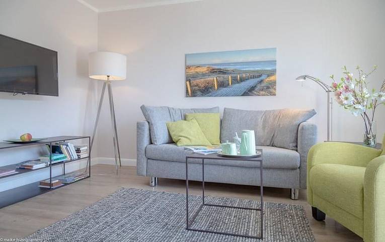 Ganze Wohnung, Im Haus Ankerlicht: Moderne 2-Zimmerwohnung in bester City- & Strandlage in Westerland, Sylt (Gemeinde)