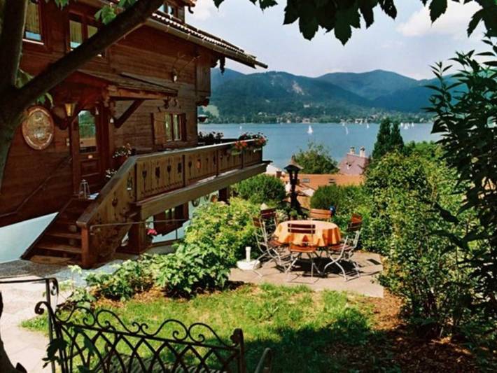 Ferienwohnung für 2 Personen, mit Seeblick und Garten in Bayern
