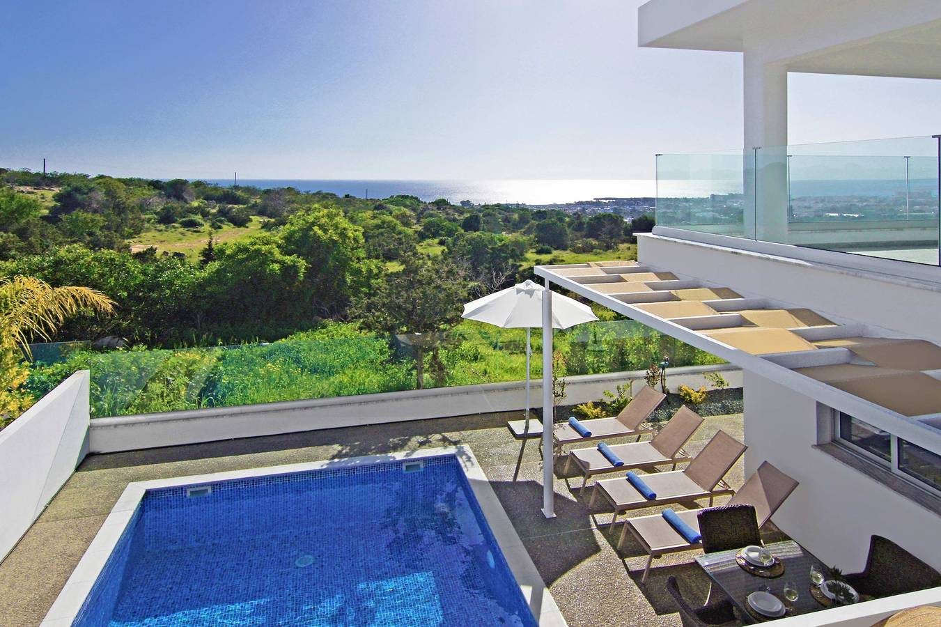 Villa für 9 Personen mit Pool in Ayia Napa, Südzypern