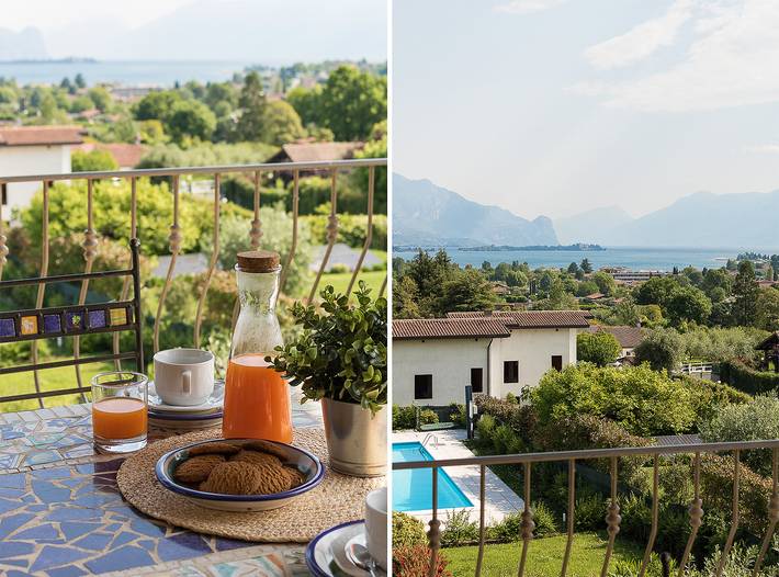 Ferienwohnung für 4 Personen, mit Seeblick und Balkon in Manerba del Garda - 3