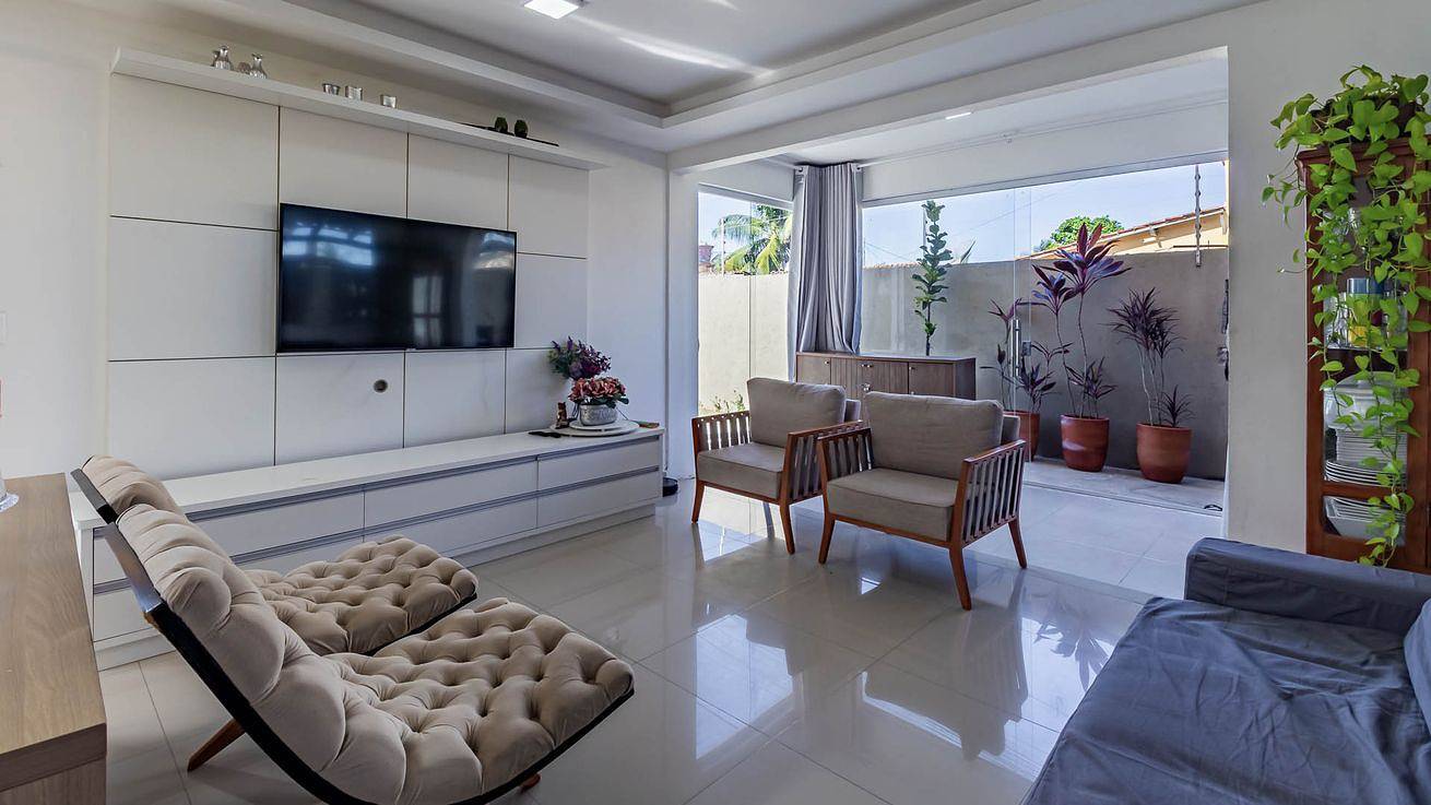 Casa de vacaciones para 10 personas con balcón in Coroa Vermelha, Santa Cruz Cabrália