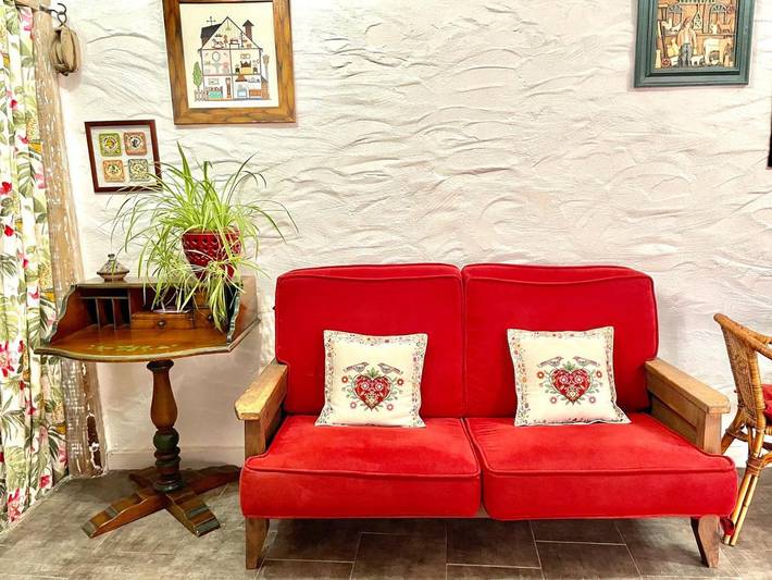 Maison de campagne pour 3 personnes, avec jardin ainsi que piscine et vue dans Salir - 4