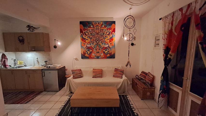 Ferienhaus für 3 Personen, mit Garten